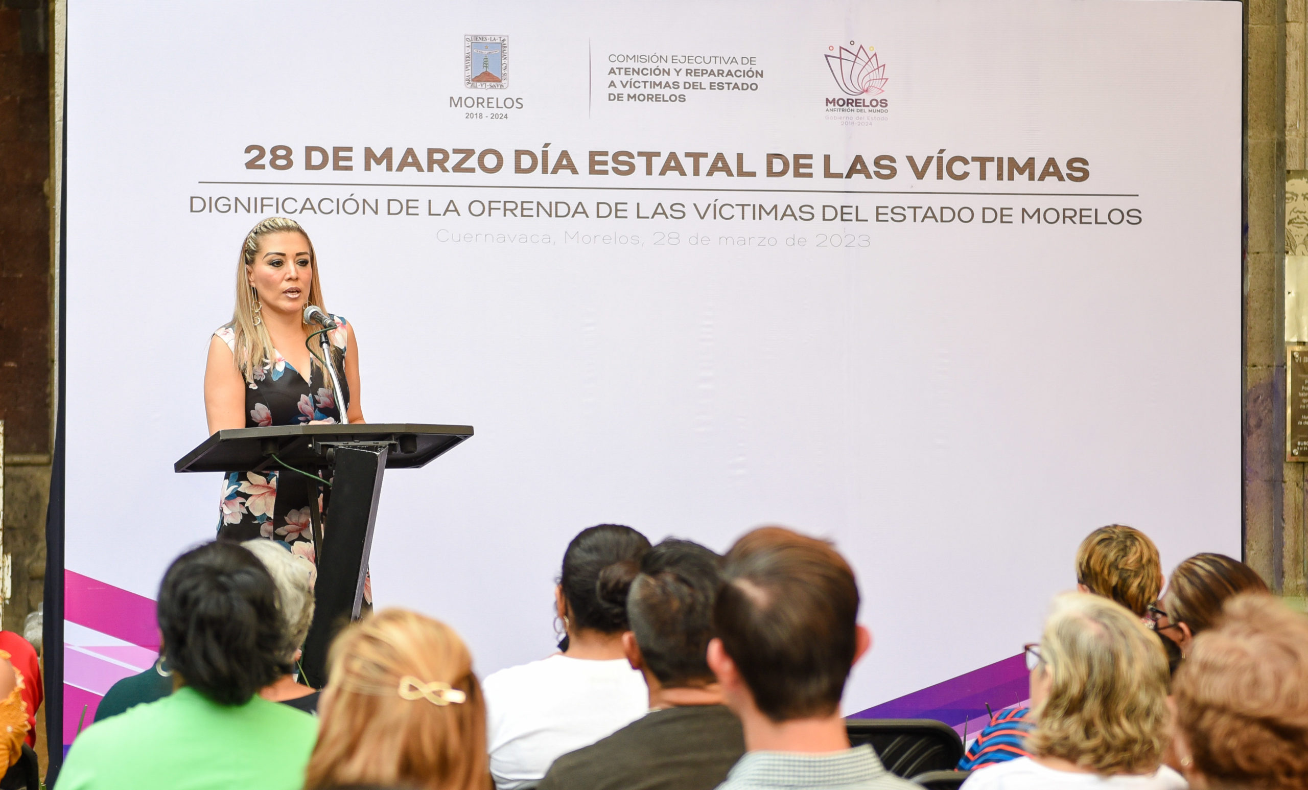 Dignifica CEARV ofrenda de víctimas del estado de Morelos